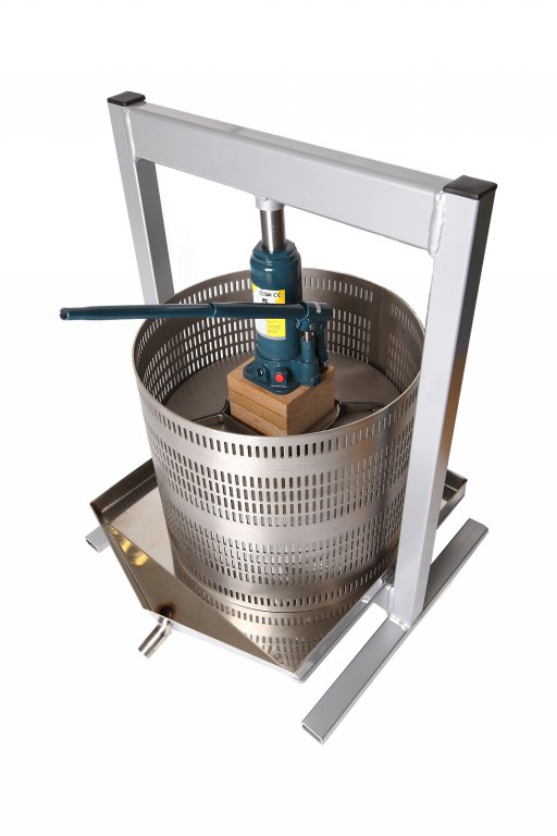 Hydraulic juice press Vares 50 L and shredder Fruit Shark